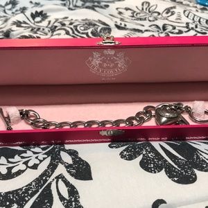 Juicy Couture Charm Bracelet and 3 charms